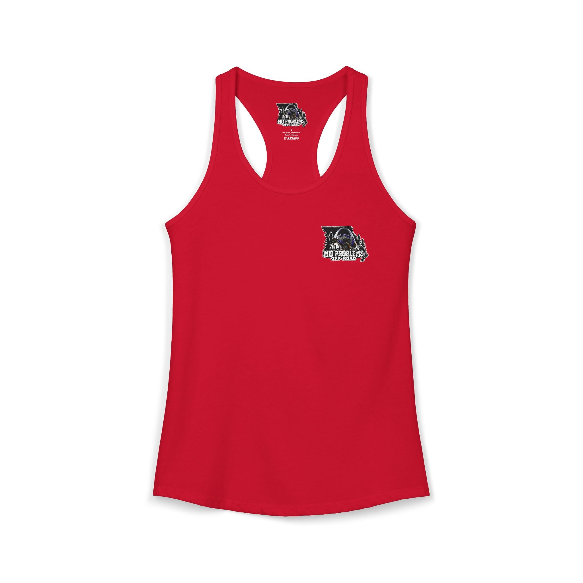 Women's Racerback Tank - MO Problems Off-Road Logo