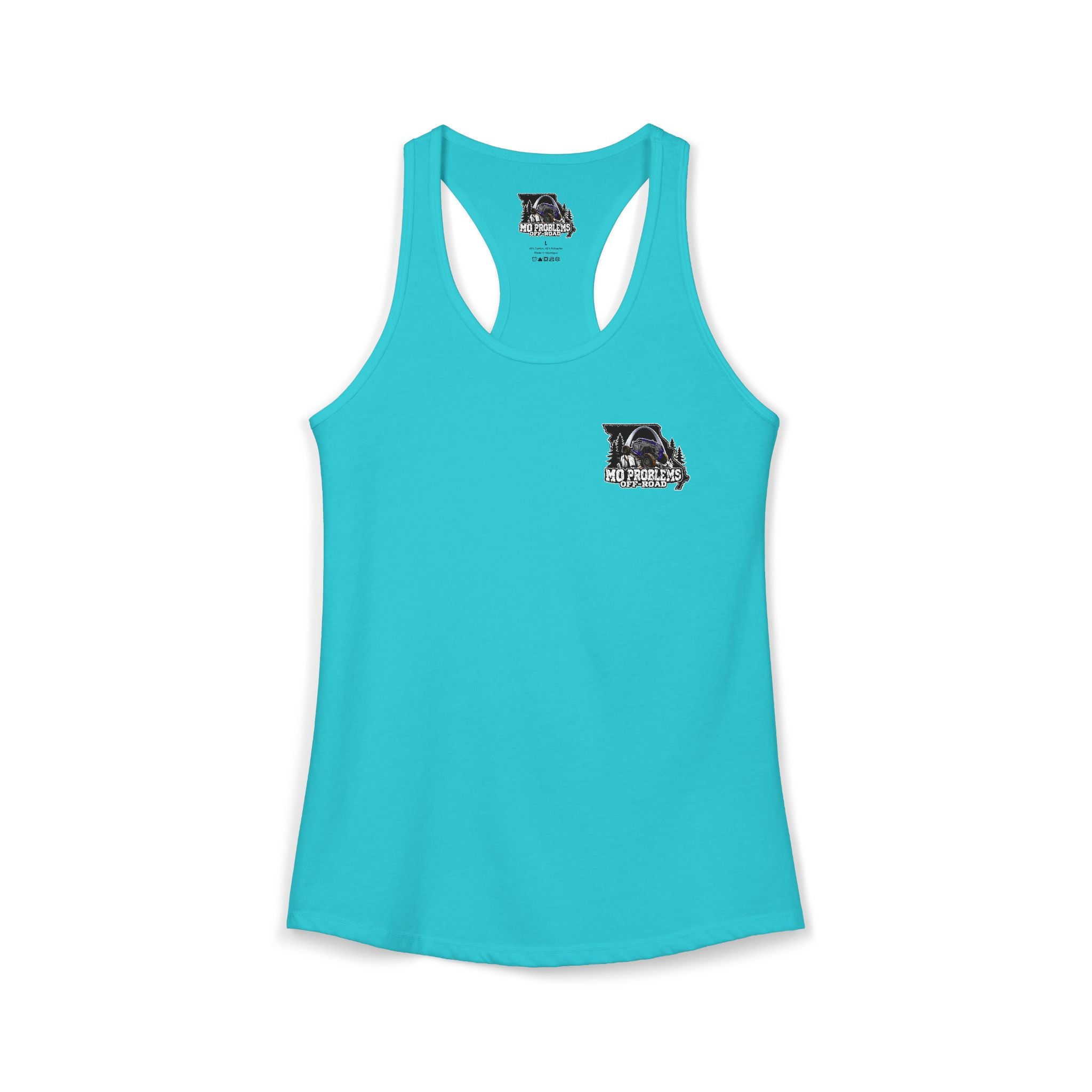 Women's Racerback Tank - MO Problems Off-Road Logo
