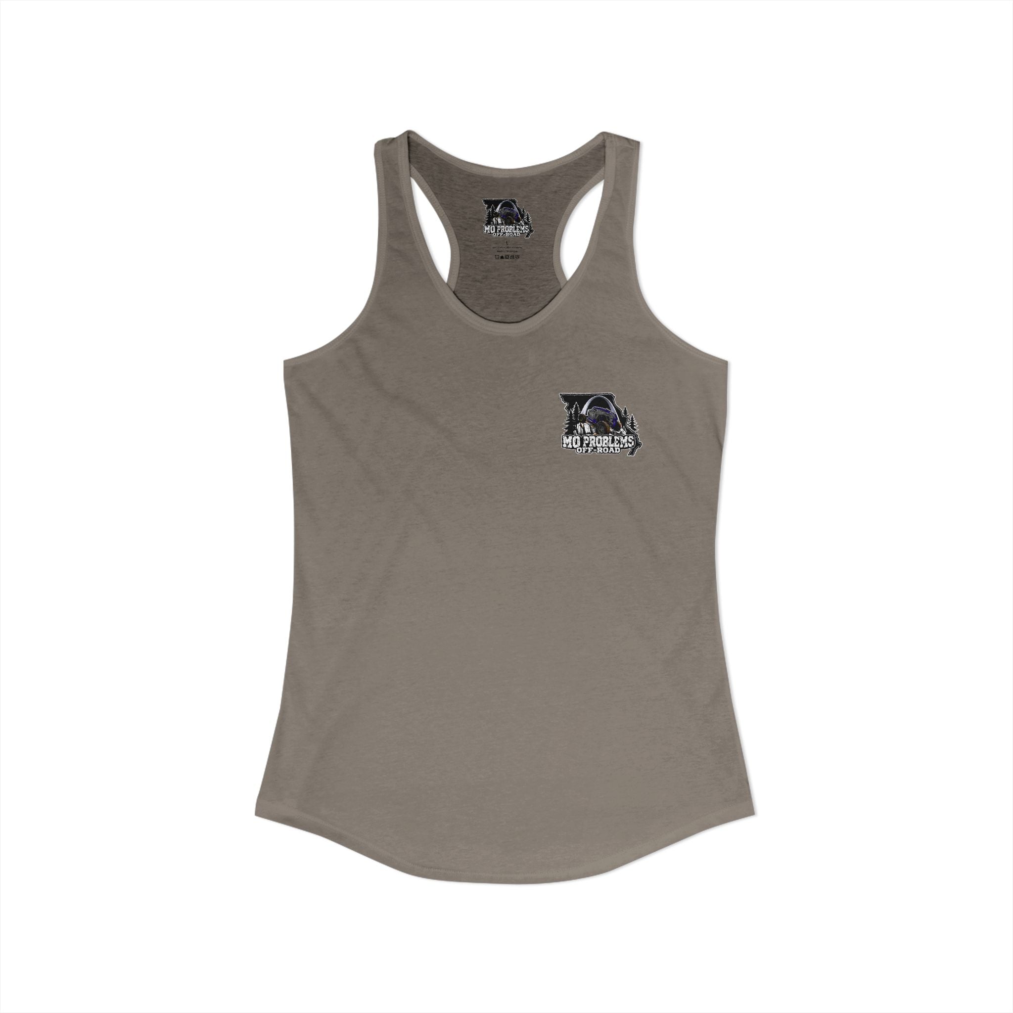 Women's Racerback Tank - MO Problems Off-Road Logo