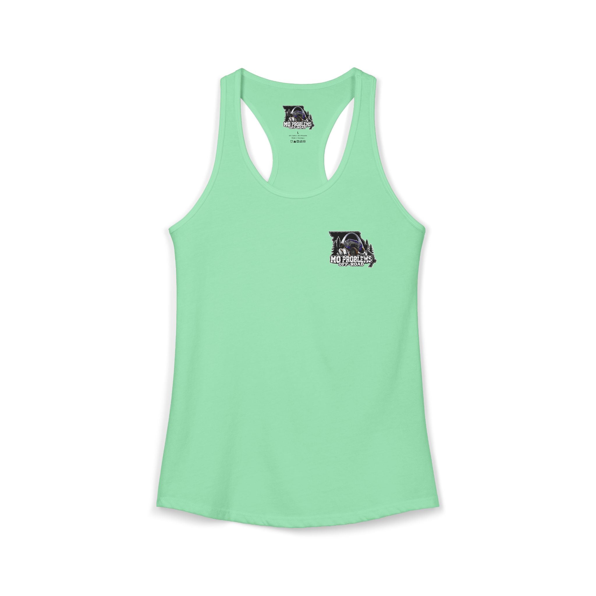 Women's Racerback Tank - MO Problems Off-Road Logo