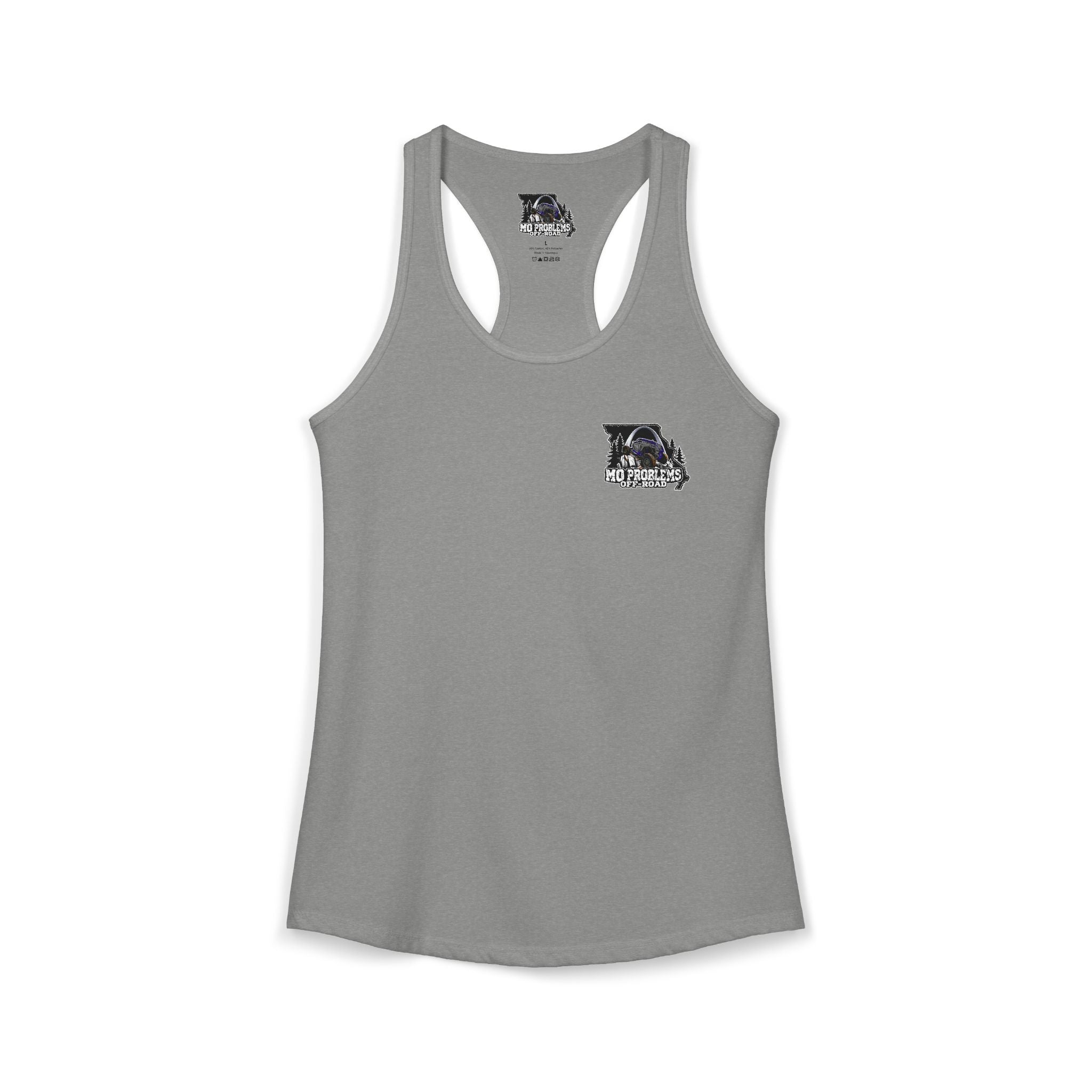 Women's Racerback Tank - MO Problems Off-Road Logo